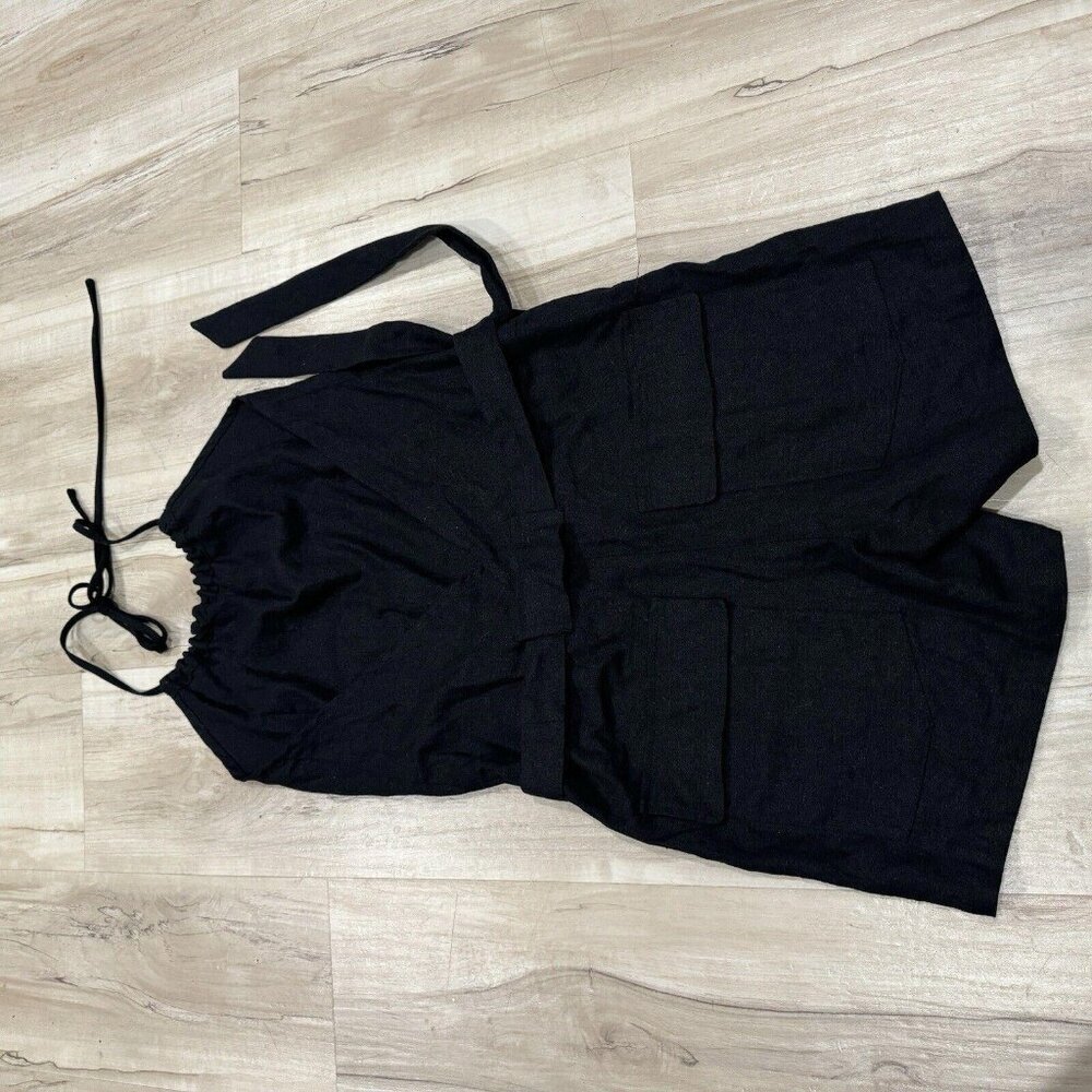 Karen Zambos Ventage couture romper Black Size (p) Small Halter Made In USA - Picture 3 of 8